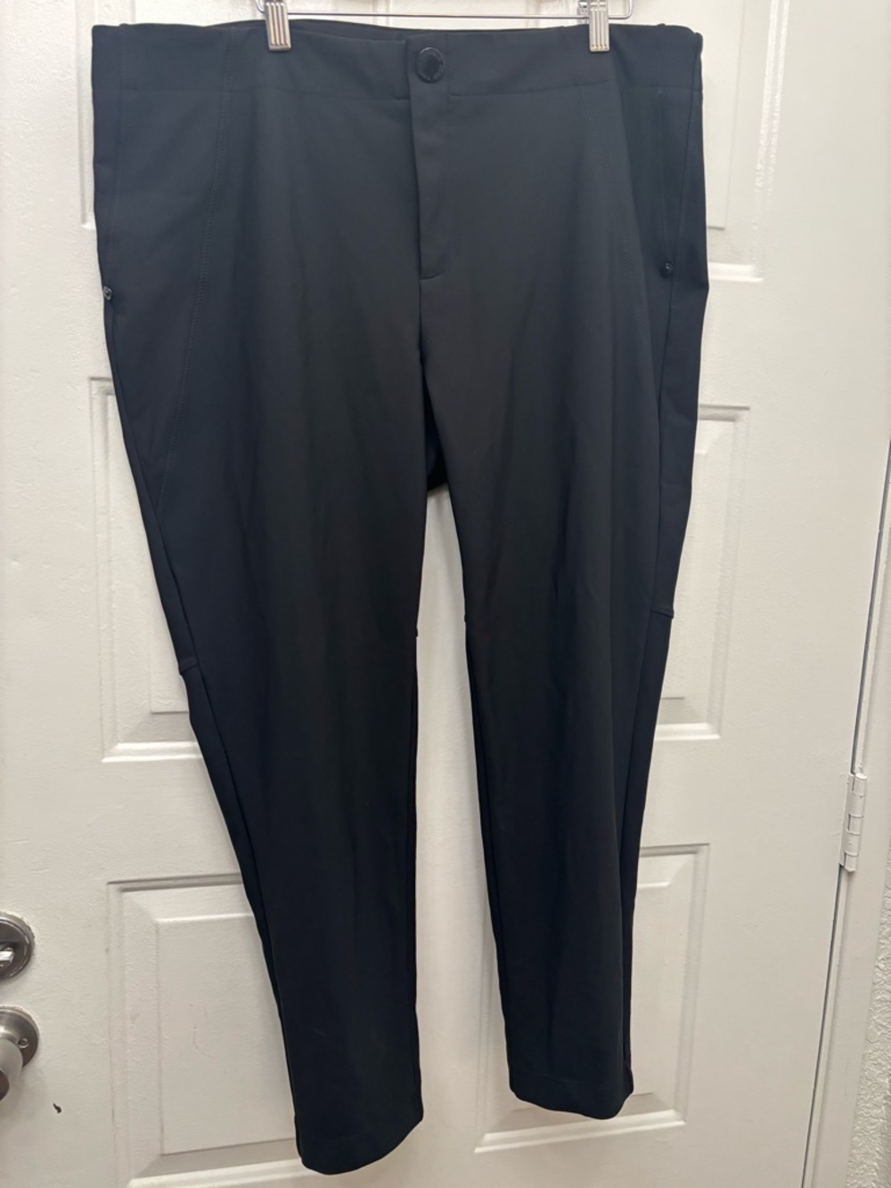 Karl Lagerfeld Black Slim Performance Dress Pants
